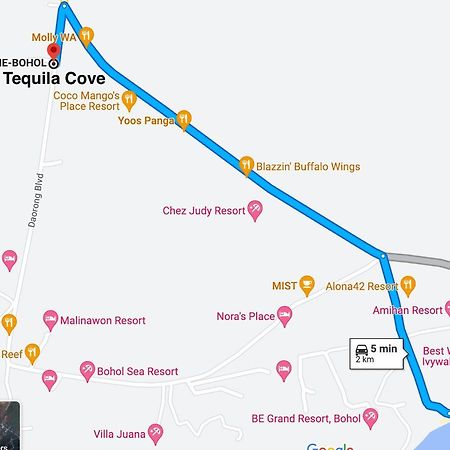 Tequila Cove Panzió Panglao Kültér fotó